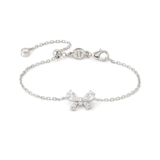 Bracciale donna Nomination in argento con fiocco di zirconi Regolabile 14-18 cm