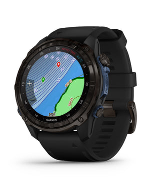 Orologio Smartwatch GPS unisex Garmin Descent™ Mk3i cassa di 51 mm e cinturino in silicone nero 010-02752-11