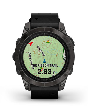 Orologio Smartwatch GPS unisex Garmin Epix™ Pro (Gen 2) cassa di 47 mm e bracciale in pelle nero 010-02803-30