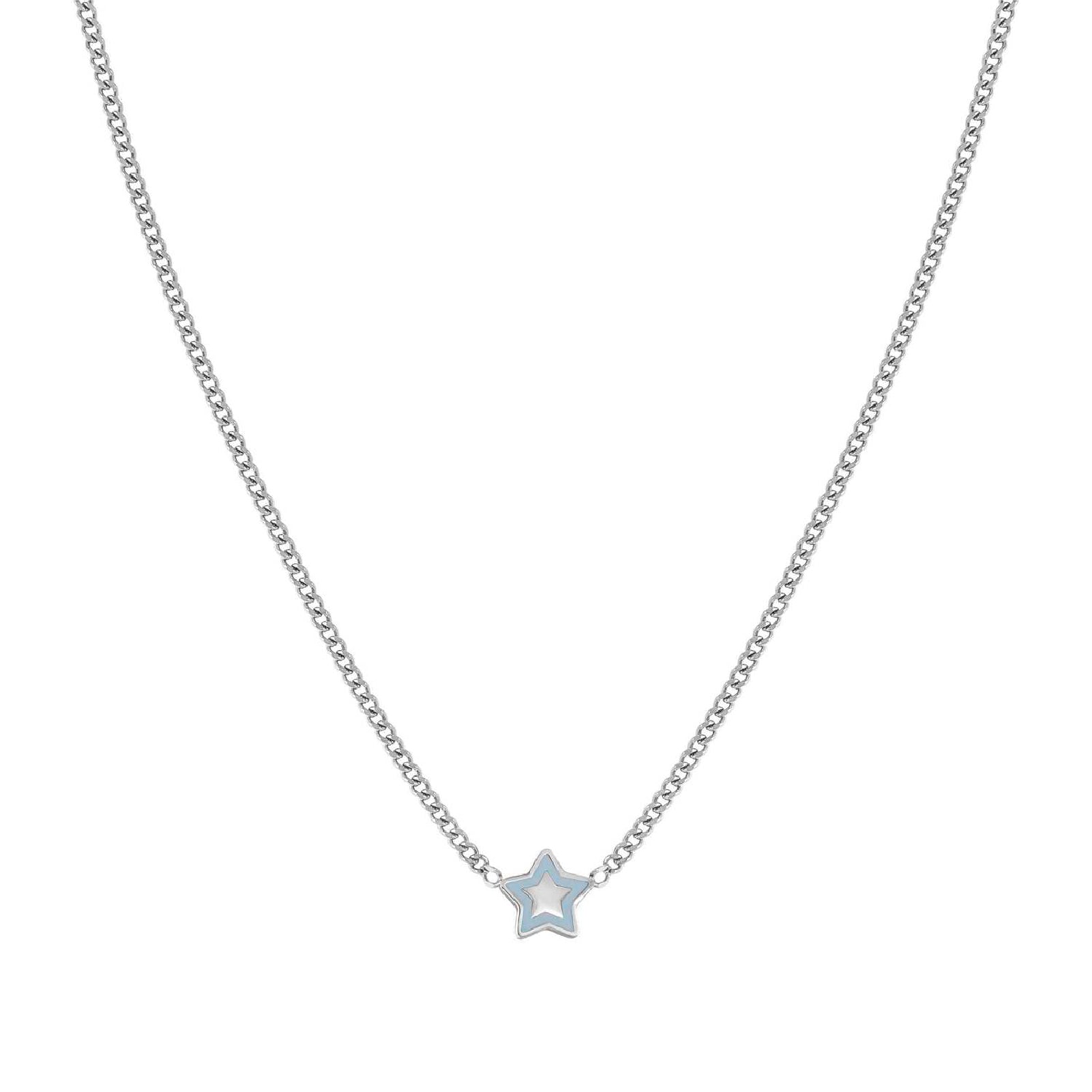 Collana donna Nomination in acciaio con stella smaltata MISURA UNICA