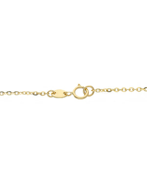 Collana girocollo da donna JOY Gioielli Oro realizzato in oro giallo, rosé e bianco 18 kt con tre piccole sfere pendenti 168790