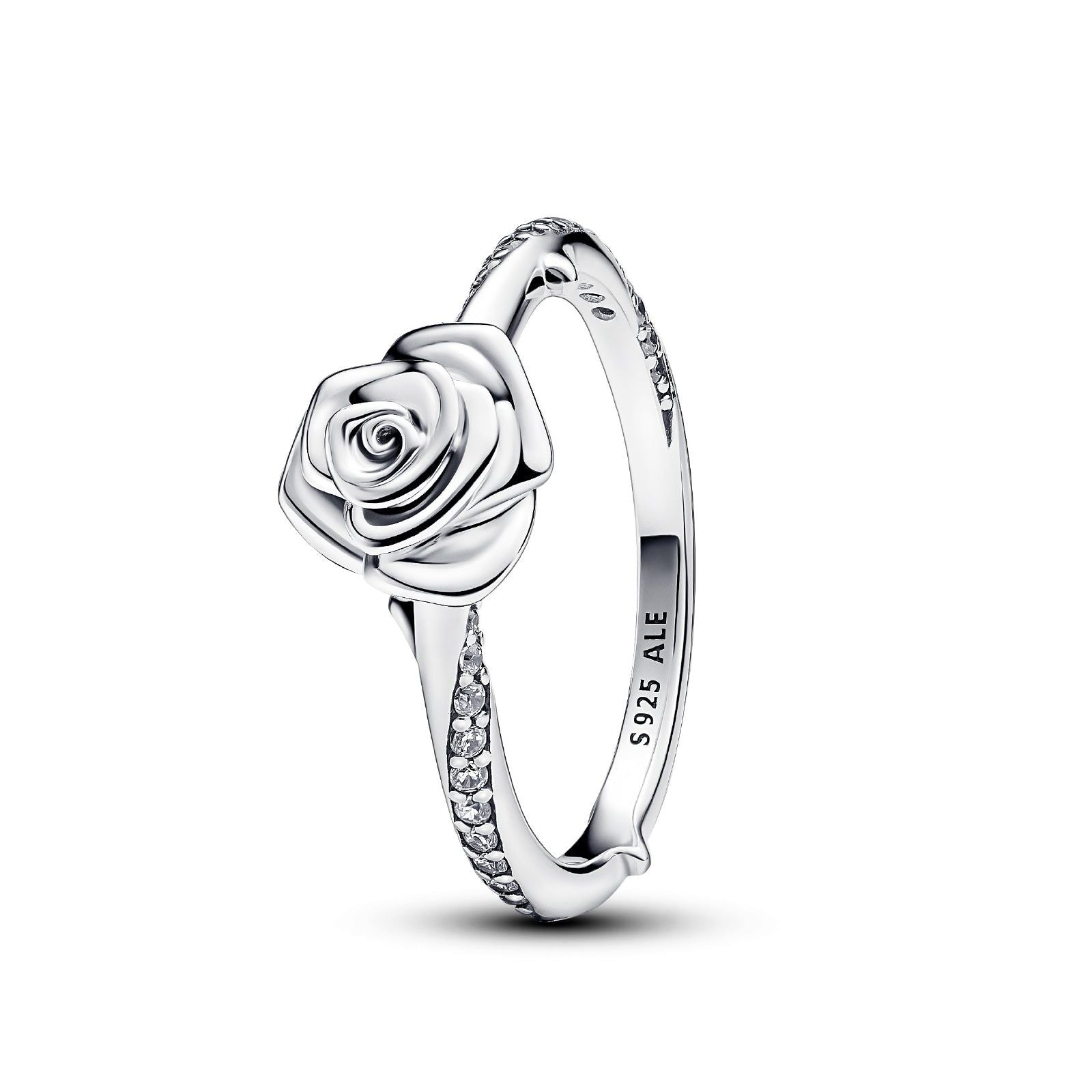 Argento Sterling Anello Pandora Con Fiorellini Pandora Anello Fiori 48