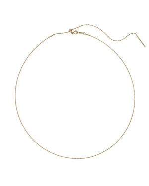 Collana girocollo da donna MagicWire Angel in oro giallo 18kt con un filo singolo 22-C-G-01