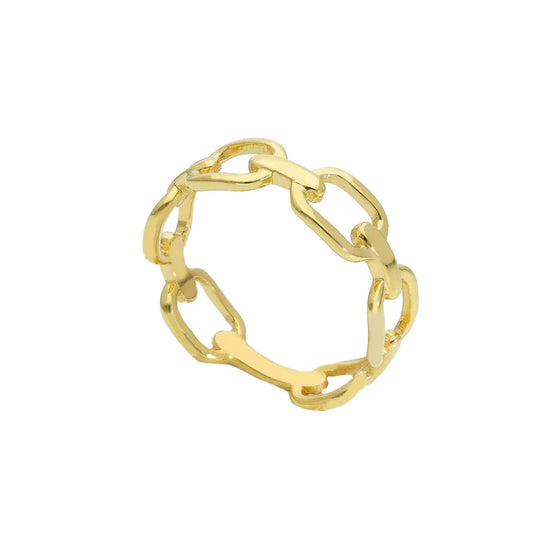 Anello donna JOY Gioielli in oro giallo con maglie ovali 243140-1