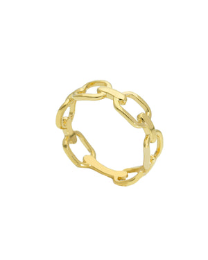 Anello da donna della collezione JOY Gioielli Oro in oro giallo 18kt con maglie ovali 243140