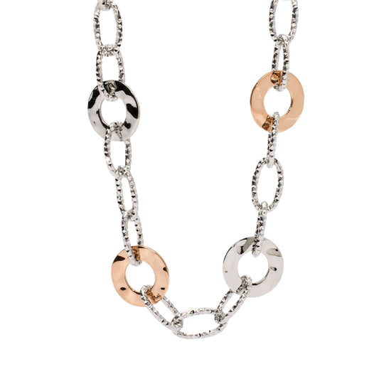 Collana donna 2Jewels Mirage in acciaio rosé con maglie tonde 251918-1
