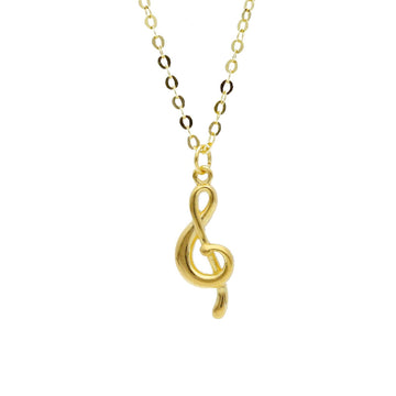 Collana donna JOY Gioielli Oro in oro giallo con chiave di violino 252436-1