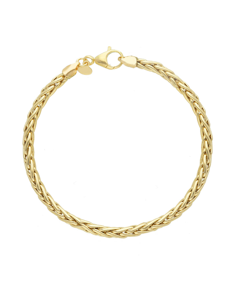 Bracciale da donna della collezione JOY Gioielli Oro in oro giallo 18kt con catena a spiga 275975