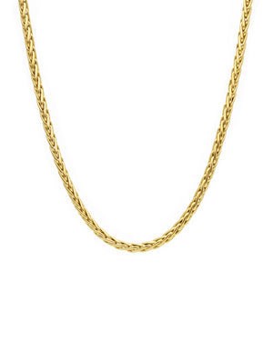 Collana girocollo da donna della collezione JOY Gioielli Oro in oro giallo 18kt con catena a spiga 275981