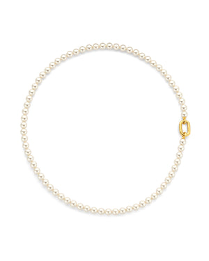 Collana girocollo da donna della collezione TI SENTO Milano in argento 925 dorato con perle 34050YP/45