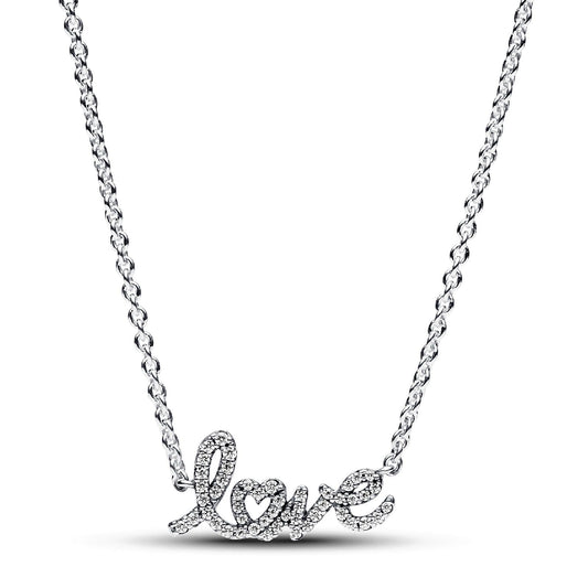Collana "Love" argentata 393076C01-45-1
