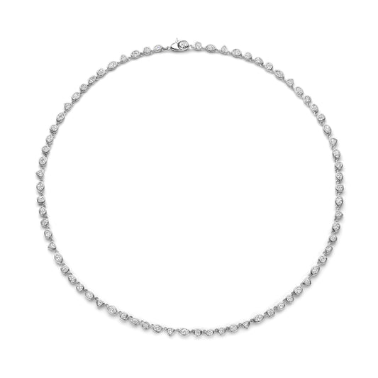 Collana donna con zirconi TI SENTO Milano in argento 43 cm MISURA UNICA