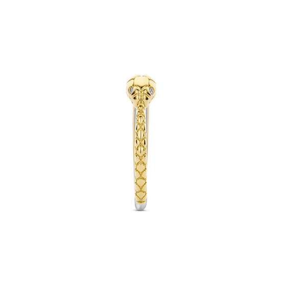 Anello serpente TI SENTO Milano in argento con pvd color oro 12