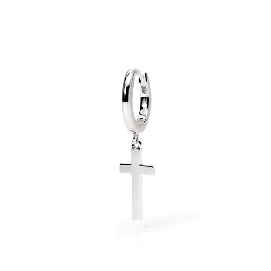 mono orecchino pendente da uomo mabina mystical in argento con croce 563762