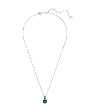 Collana girocollo da donna Swarovski Birthstone in lega di metalli rodiata con cristallo verde del mese di maggio 5651793