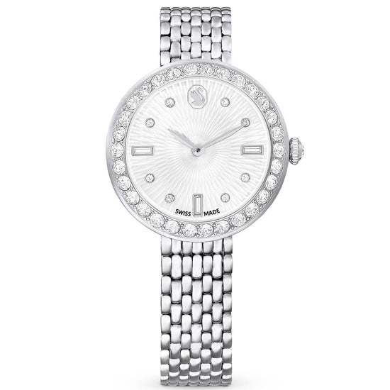 Orologio donna Swarovski Certa in acciaio con cristalli 30 mm 5673022-1