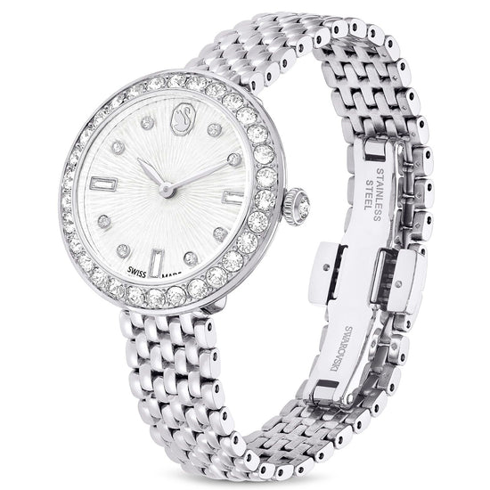 Orologio donna Swarovski Certa in acciaio con cristalli 30 mm 5673022-2