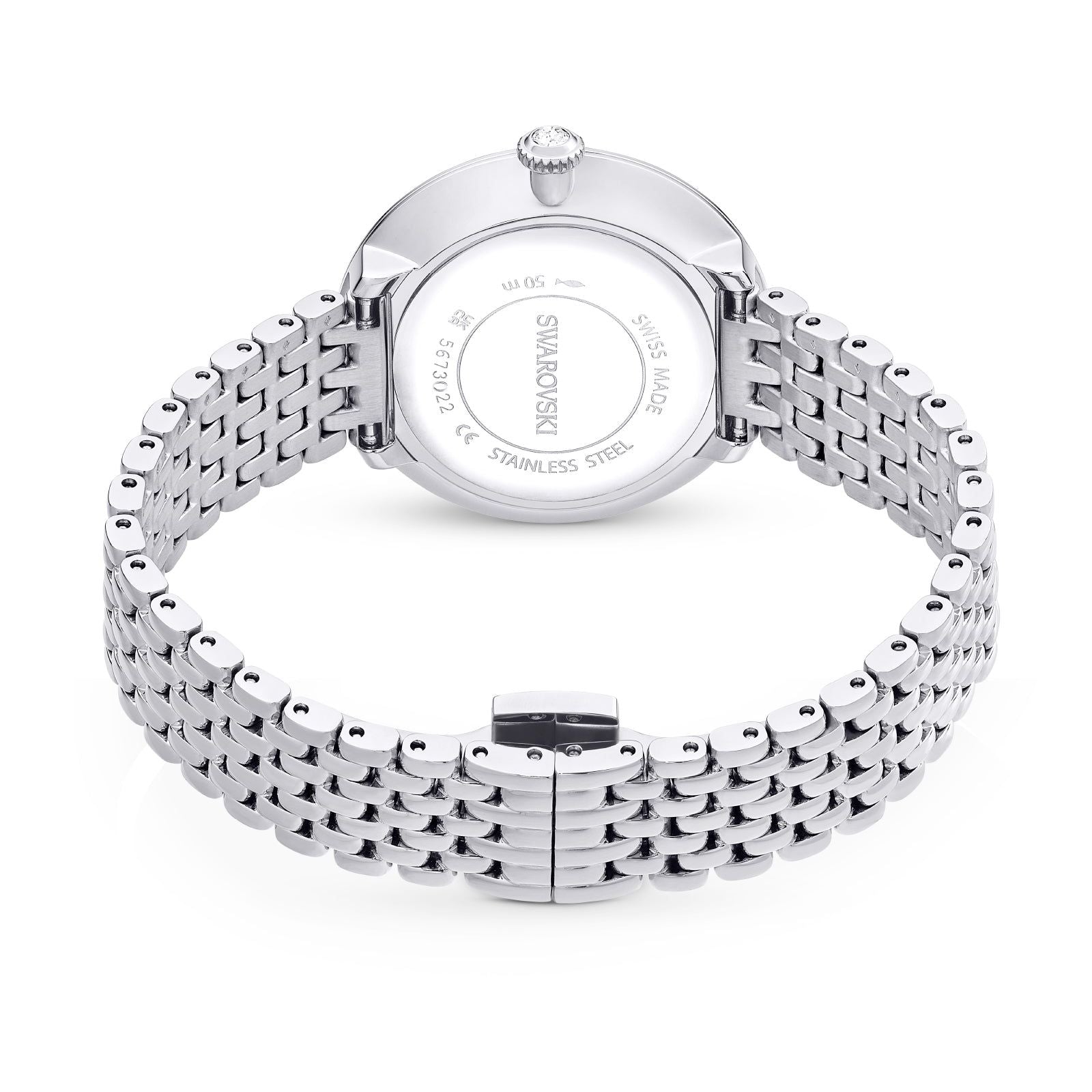 Orologio donna Swarovski Certa in acciaio con cristalli 30 mm 5673022-3