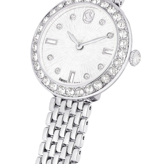 Orologio donna Swarovski Certa in acciaio con cristalli 30 mm 5673022-5