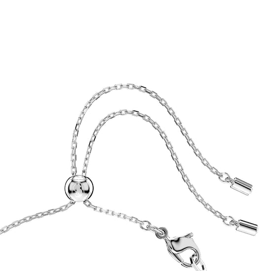 Collana donna Swarovski Idyllia argento e oro con fiore di cristalli 5679939-4