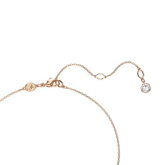 Collana donna Swarovski Meteora placcato rosé con ciondolo tondo e cristalli 5683450-4