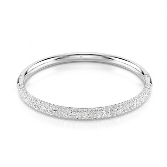 Bracciale donna Swarovski Meteora rodiato con pavé di cristalli 5684241-1