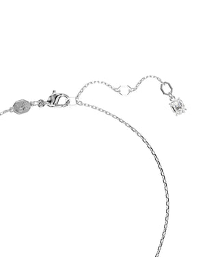 Collana con pendente da donna Swarovski Hyperbola in lega di metalli rodiata con ciondolo a cuore con cristalli e perle 5684386
