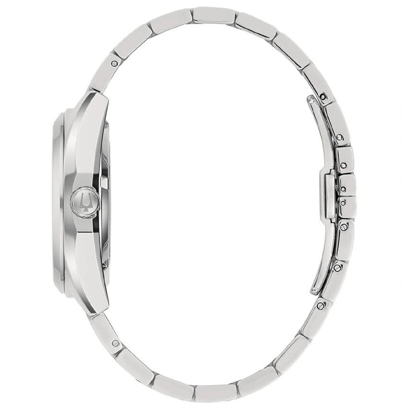 Orologio automatico uomo Bulova Surveyor in acciaio e quadrante verde 39 mm 96B429-3