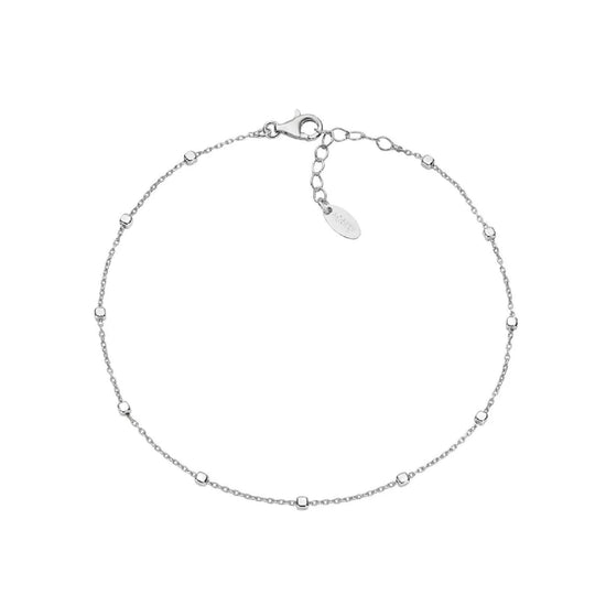 Cavigliera da donna Amen in argento con piccoli cubi MISURA UNICA