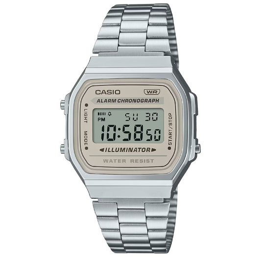 Orologio digitale unisex Casio Vintage Soft Color quadrante bianco 38x36mm A168WA-8AYES-1