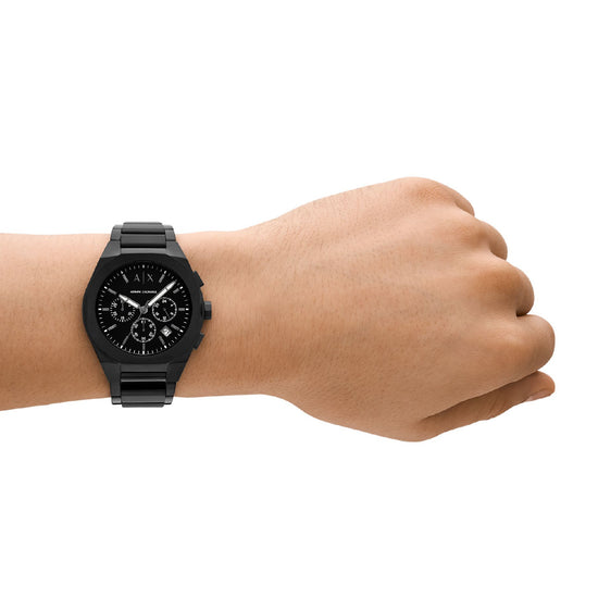 Orologio cronografo Armani Exchange in acciaio di colore nero AR.AX4183