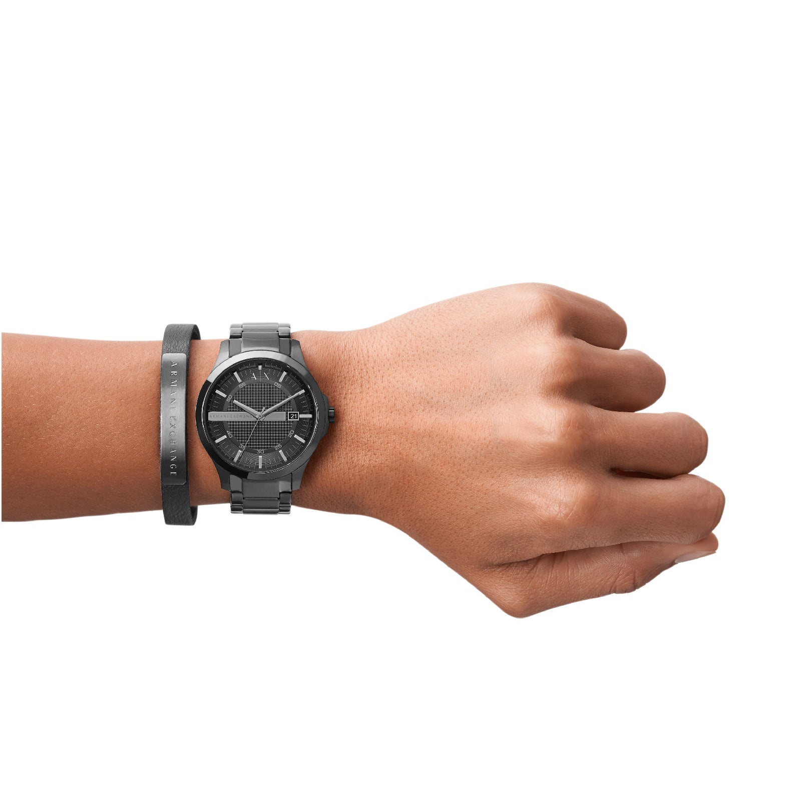 Orologio al quarzo Armani Exchange in acciaio di colore nero AR.AX7101