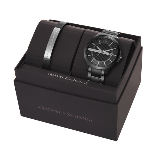 Orologio al quarzo Armani Exchange in acciaio di colore nero AR.AX7101