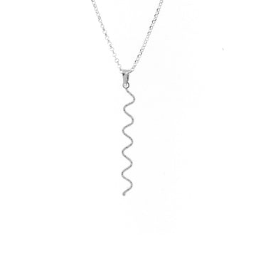 Collana da donna della collezione Fraboso in argento rodiato B.GR10658RH