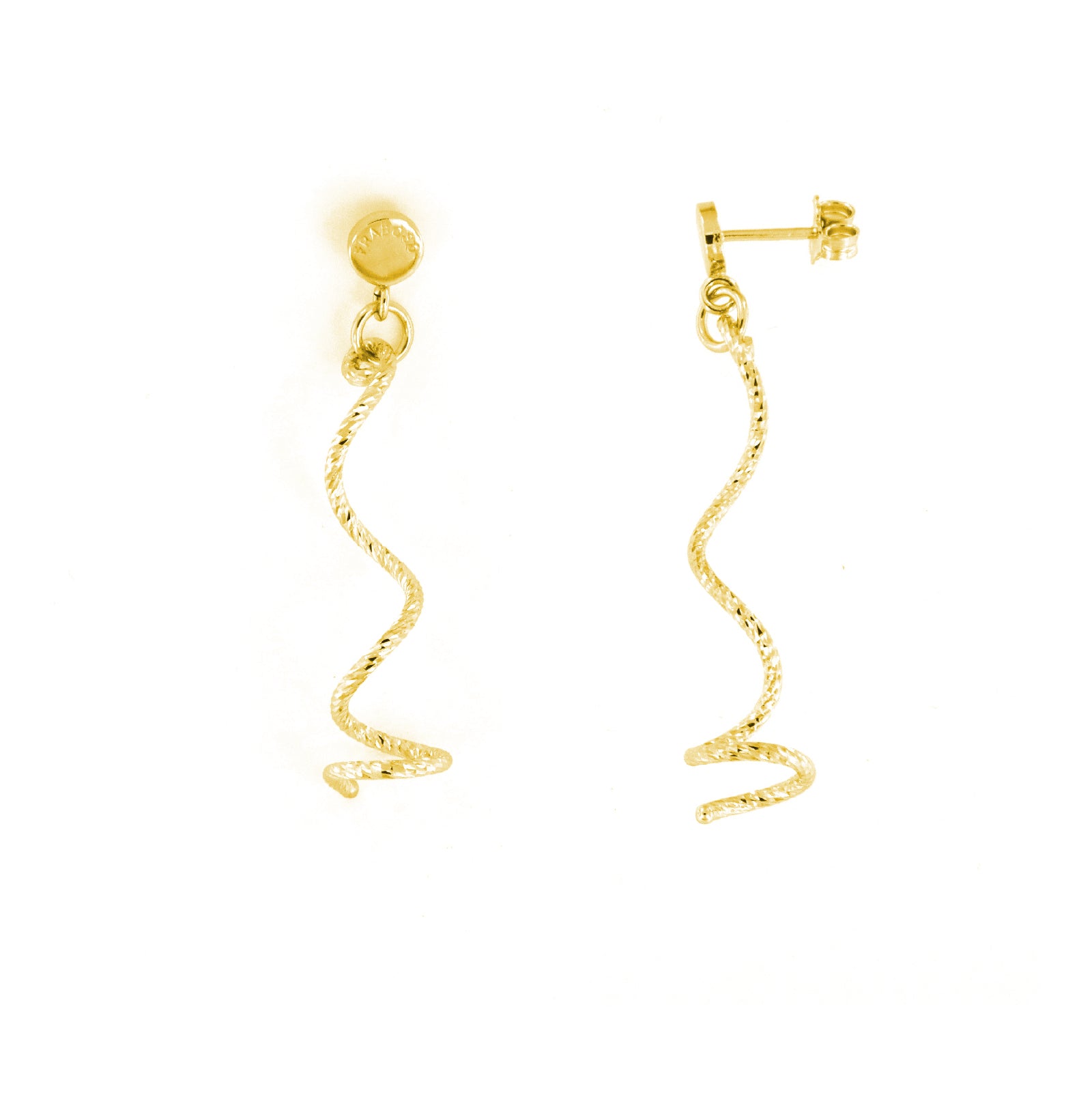 Orecchini pendenti da donna Fraboso in argento 925 dorato B.OR06732PL