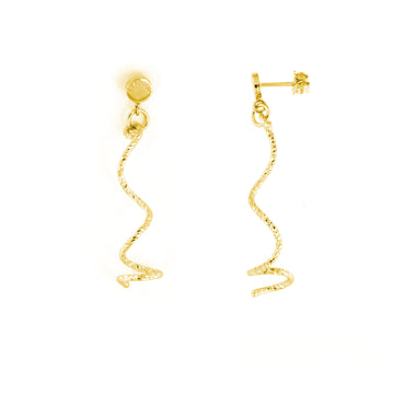 Orecchini pendenti da donna Fraboso in argento 925 dorato B.OR06732PL