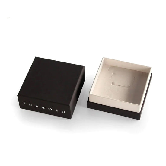 Orecchini pendenti Fraboso in argento 925 rodiato con ovali B.OR10468RH