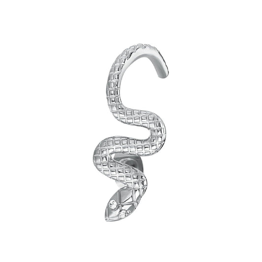 Orecchino singolo a lobo Brosway Chakra donna acciaio a forma di serpente BHKE190-1