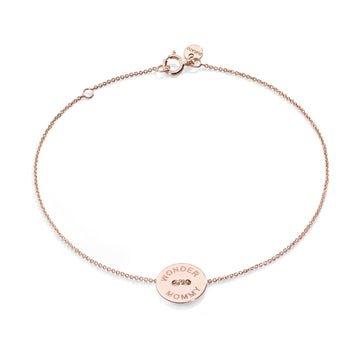Bracciale Burato Paillettes donna oro rosa incisione wonder mommy BN979-1