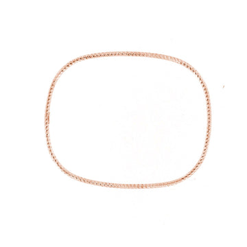 Bracciale donna rigido Fraboso Gioielli argento color rosé forma quadrata BR03695RO-1