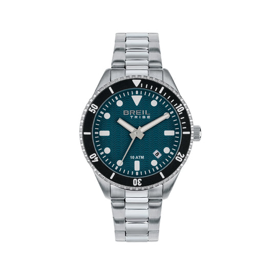 Orologio Solo Tempo uomo Breil in acciaio quadrante blu BT.EW0740