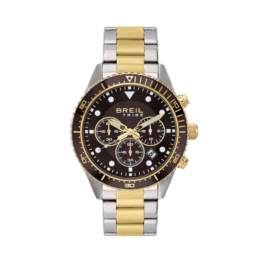 Orologio cronografo Breil Sail in acciaio bicolor da uomo MISURA UNICA