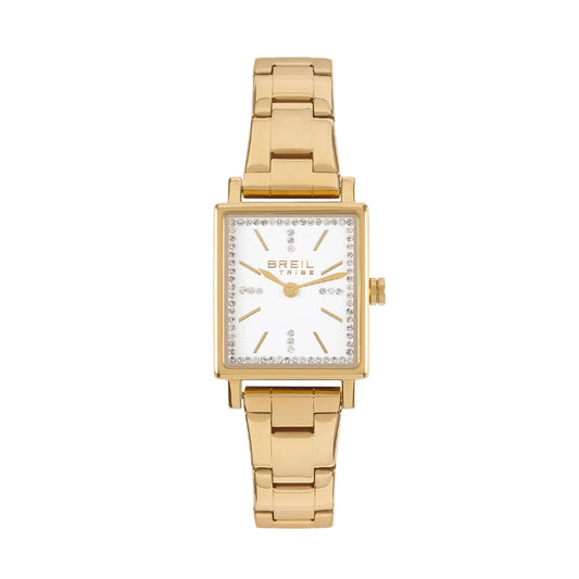 Orologio Breil Tribe Divine in acciaio dorato e cristalli MISURA UNICA