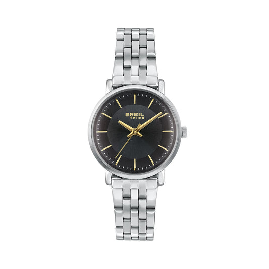 Orologio solo tempo Breil Tribe Esme acciaio quadrante nero MISURA UNICA