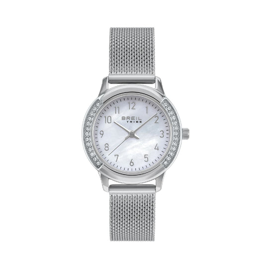 Orologio Breil Eye To Eye in acciaio con pavé di cristalli MISURA UNICA