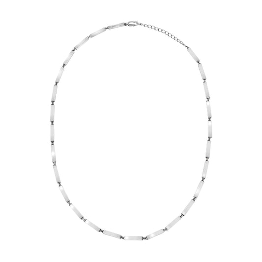 Collana Breil Edge Of Light in acciaio maglie rettangolari MISURA UNICA