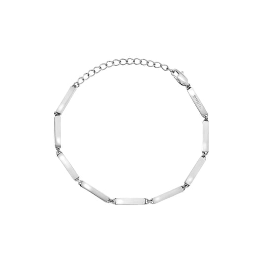 Bracciale Breil Edge Of Light in acciaio maglie rettangolari Regolabile 17-22 cm