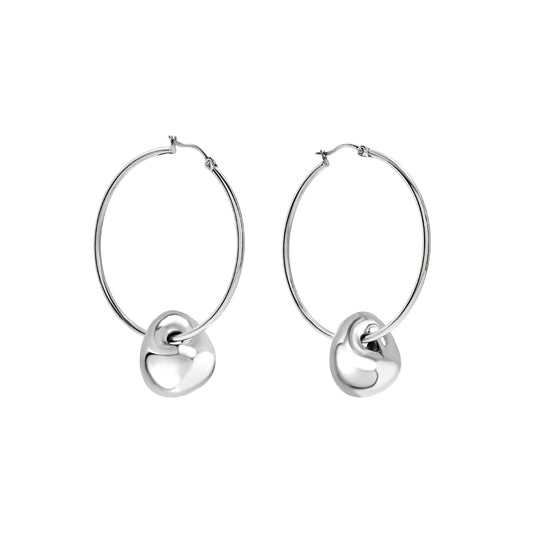 Orecchini Breil B Rocks da donna in acciaio pendente ovale MISURA UNICA