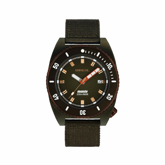 Orologio Solo Tempo Breil di colore verde da uomo BT.TW2068