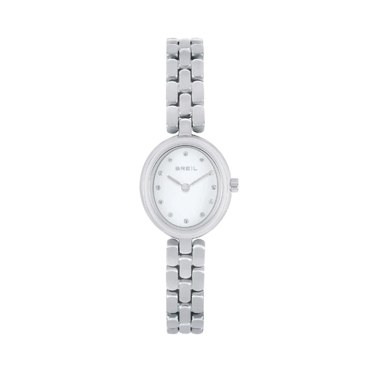 Orologio solo tempo ovale Breil Eclat in acciaio da donna MISURA UNICA